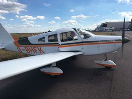 Shares for sale in a 1976 pa28 warrior 150 based at Turwestern