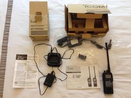 Icom A6e 8.33 handheld radio IC-A6E BC-144N